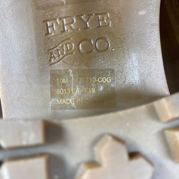 Frye & Co Anise Fold Over Womens Size 10M Brown Leather Hiker Boots - Picture 8 of 8